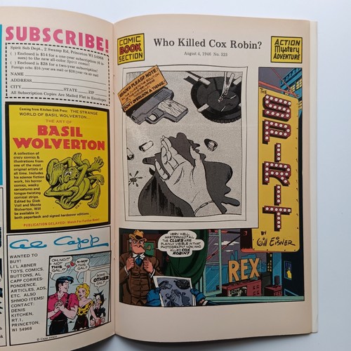 The Spirit #8 (1983) Will Eisner, Lavello da cucina, Z 1+ VF+ - Foto 8 di 11