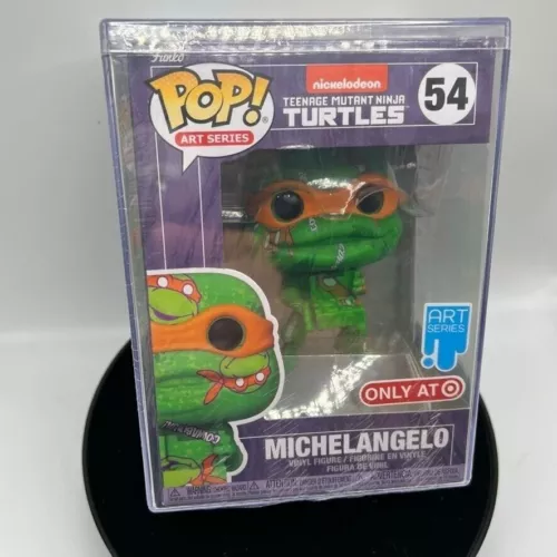 Funko POP! Michelangelo (Art Series) #54 TMNT Target Exclusive NEW 