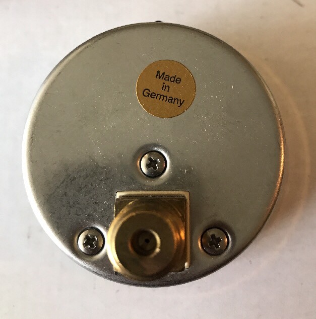 New McDaniel 21/2" Bronze Tube and Brass Socket Pressure Gauge 0100