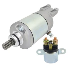 Starter Motor for Can-Am Bombardier Outlander 330 2X4 4X4 2004-2005 with Relay
