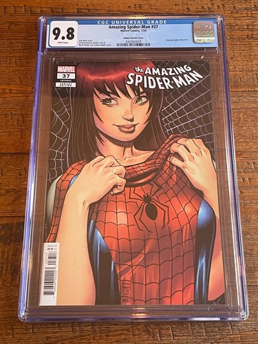 AMAZING SPIDER-MAN #37 CGC 9.8 ARTHUR ADAMS 1:25 RI MARY JANE INCENTIVE VARIANT
