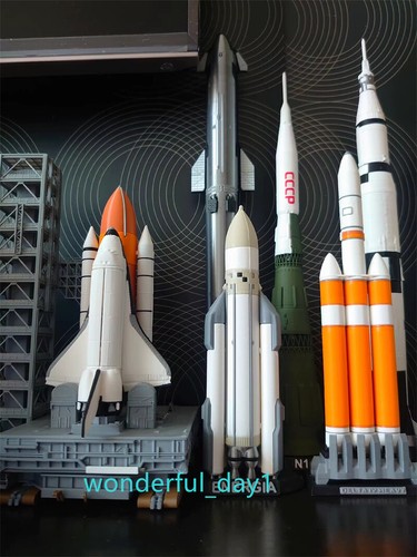 1/400 Scale cccp 11К25 Энергия Spacecraft Carrier Rocket Model Set Toy - Picture 6 of 7