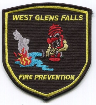 NEW YORK - West Glens Falls Fire Prevention [Shoulder Patch]