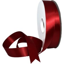 08822/50-789 Double Face Satin Ribbon 7/8" X 50 YD Sherry Ribbon for Gift Wra...