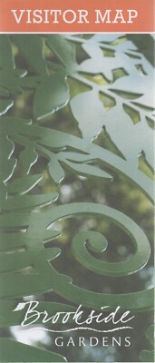 Visitor Map Brookside Gardens Wheaton Maryland 2016 Wheaton Regional Park