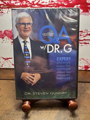 The Longevity Paradox Q&A w/ Dr. G (Dr. Steven Gundry) New Sealed DVD 