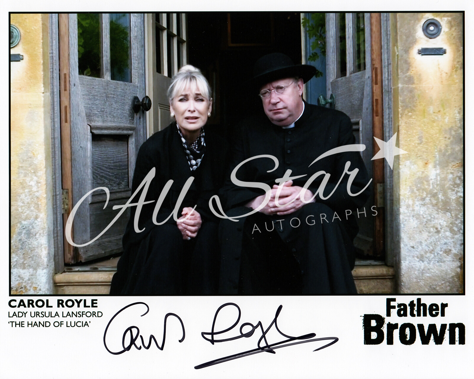 FATHER BROWN - Carol Royle Signed Photograph CR-FATHER01 (HDA) | eBay UK