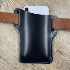 Men Cell Phone Belt Waist Bag Wallet Ring Leather Case Waterproof Wallet