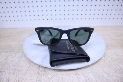 Vintage B&L Ray Ban Folding Wayfarer 5022 France W0670 Black Frame