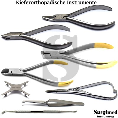 Ligatures Cutter Distal Needle Holder Clamping Tweezers KFO Bow Bending Pliers Wire