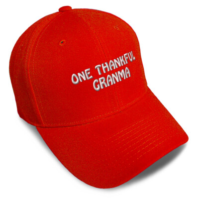 Baseball Cap 1 Thankful Granma Blessed Family B Blessed Dad Hats for Men & Women