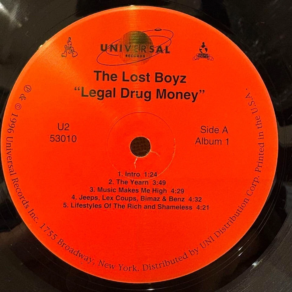 Lost Boyz Legal Drug Money 2LP Vinyl 1996 US Original Universal Records U2-53010 - Image 4 of 4