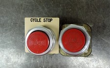 Allen Bradley Red Push Button 800T-B Series T NEMA Type 4,13 Lot of 2 