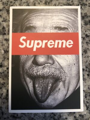 1 Supreme Albert Einstein Sticker