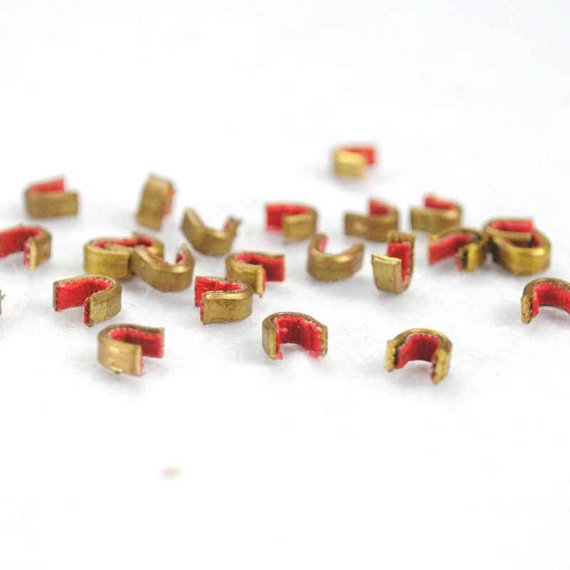 Archery String Nocking Points Brass Nock Buckle Clips Shoot Bow String Protecter - Image 2 of 4