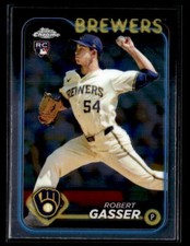 2024 Topps Chrome Update #USC50 Robert Gasser Card Milwaukee Brewers