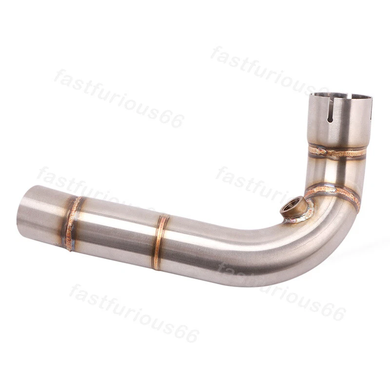 Puntas silenciadoras de tubo de enlace de escape medio deslizables para Honda CBR600RR 2007-2023 Foto 3 de 4