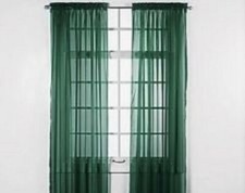 NEW VERSATIL SET ROD POCKET SOLID WINDOW CURTAIN TREATMENT VOILE SHEER PANELS