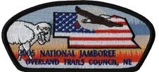2005 Jamboree Overland Trails Council NE JSP Black Bdr (AR564)