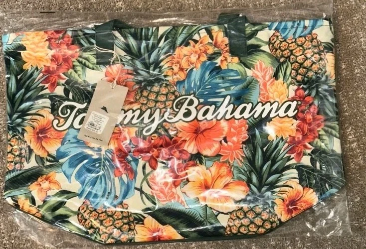 Tommy Bahama 2025 Pineapple Blooms Beach Tote Sealed NWT - Image 2 of 3