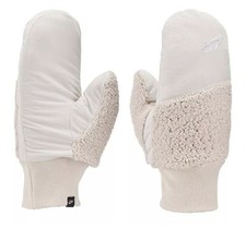 Women's Nike Sherpa Fleece Mittens Off White M/L