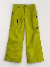 Spyder Kids ski pants size 8 Yellow Thinsulate Snowboard EUC
