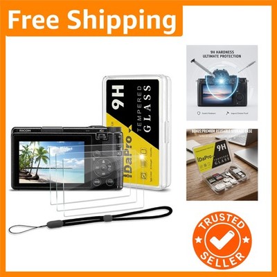 Protective Screen Guard for RICOH GR IV - Anti-Fingerprint, Bubble-Free, 4 Pack