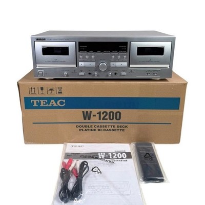 TEAC W-1200 (S) Double Cassette Deck  Cassette Player AC100V  japan
