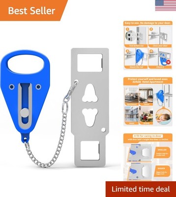 Compact & Durable Portable Door Lock: Essential for College & Apartment Security