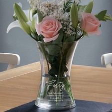 Personalised Big Age Vase: Birthday Vase Big Age Gift