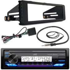 JVC Marine Bluetooth Stereo Receiver, Antenna, Install Kit (1998-2013 Harley)