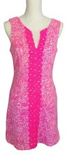 Women's Lilly Pulitzer for Target See Ya Later Pink Shift Dress Size 6