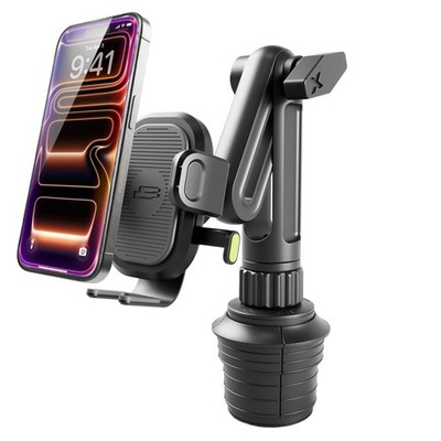OneClick Car Cup Phone Holder Mount 360 Rotation Expandable Base 4.2 Inch