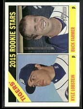 2015 Topps Heritage #209 2015 Rookie Stars (Kyle Lobstein / Buck Farmer) 3D