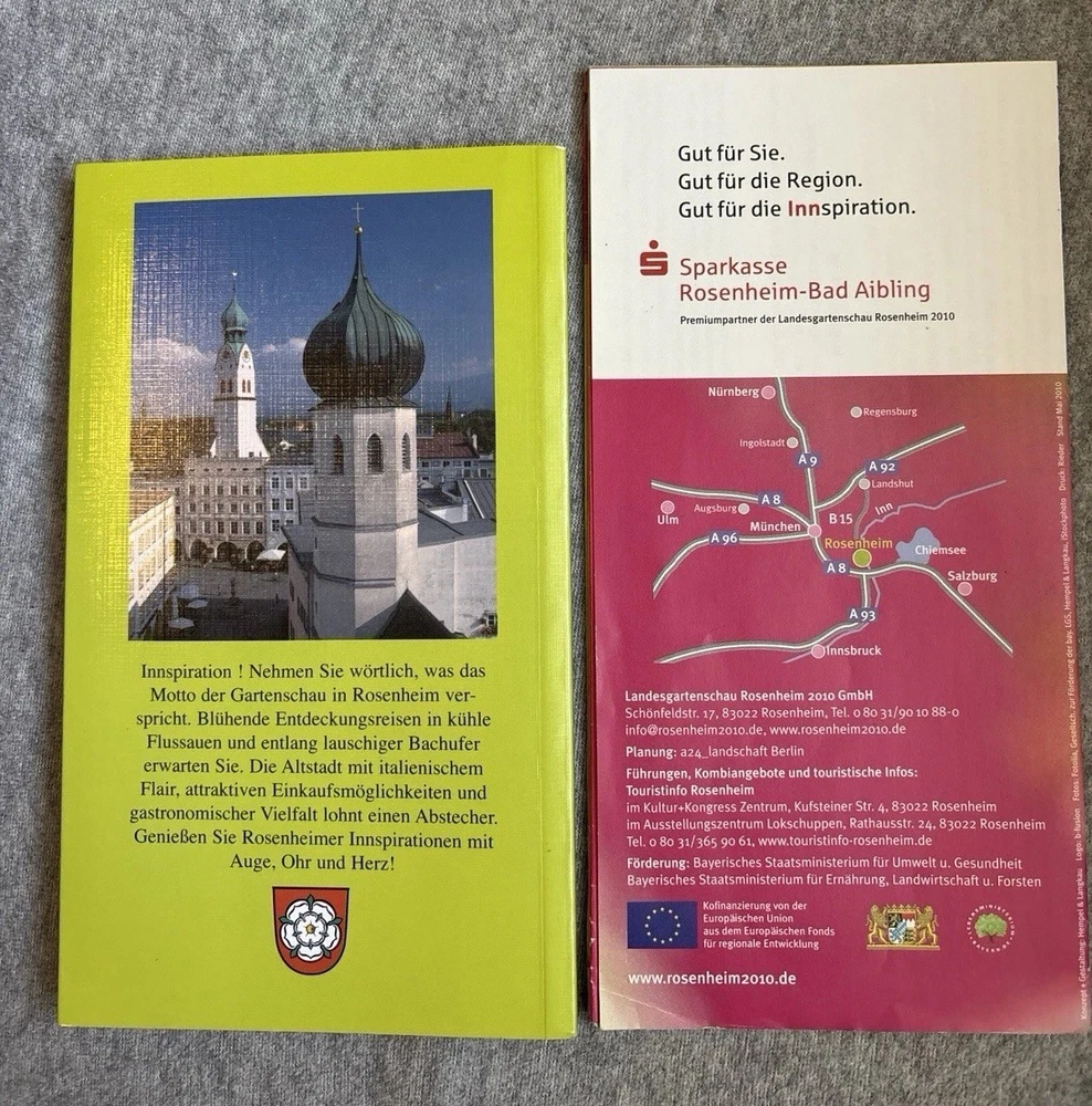 Rosenheimer Innspiration Landesgartenschau 2010, Broschüre
