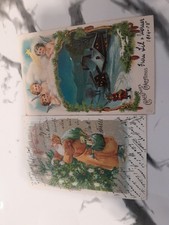 Künstlerkarte Weihnachten, Weihnachtsmann, Herzlicher Weihnachtsgruß