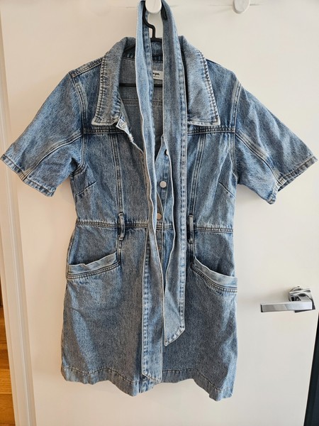 Showpo Denim Mini Dress Size 12AU