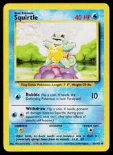 Squirtle 63/102 Base Set Unlimited Common Moderately Played on eBay