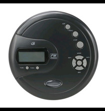 GPX PCD98 Portable CD Player, FM Radio, Headphone Jack, Black