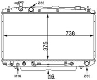 Mahle KüHler WasserküHler MotorküHler FüR Toyota RAV 4 II CLA2 XA2 ZCA2 ACA2