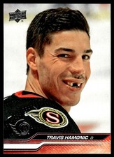 2023-24 Upper Deck Travis Hamonic Ottawa Senators #595