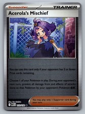 Pokemon TCG ME01: Mega Evolution Acerola's Mischief 113/132 Reverse Holo