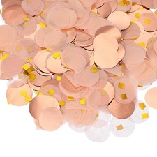 Carta velina rotonda per confetti 1", puntini per matrimonio, multicolore