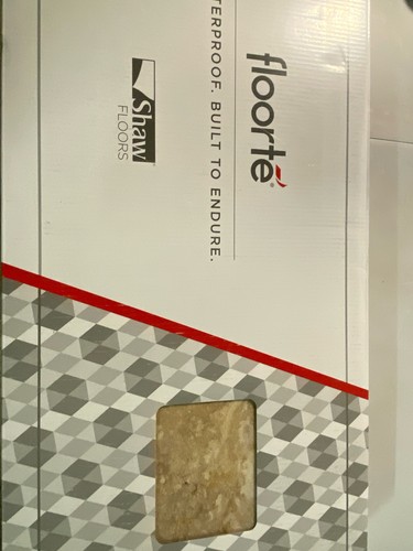 Shaw 1022V-07052 Paragon Tile Plus 12"x24" Vinyl Flooring - Carton - Clay