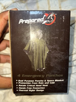 Prepared Ready 4 Anything Poncho And Space Blanket