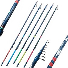 Kit 5 Canne Serie Completa Tremarella Gara Ozumi Trota Lago Bombarda Carbonio