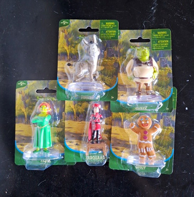 Just Play DreamWorks Shrek 5-Pack Figure Set Shrek Donkey Fiona Gingy