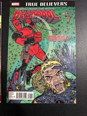 True Believers: Deadpool-Deadpool Vs. Sabretooth (Marvel Comics September 2016)