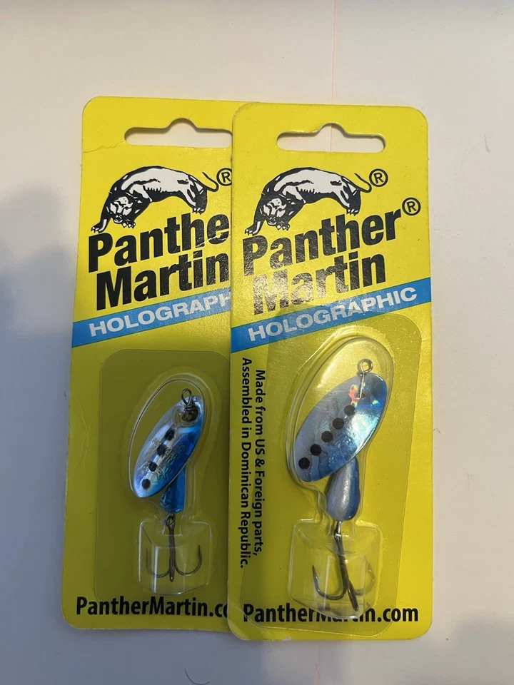 8 señuelos giratorios Panther Martin nuevos Foto 3 de 4