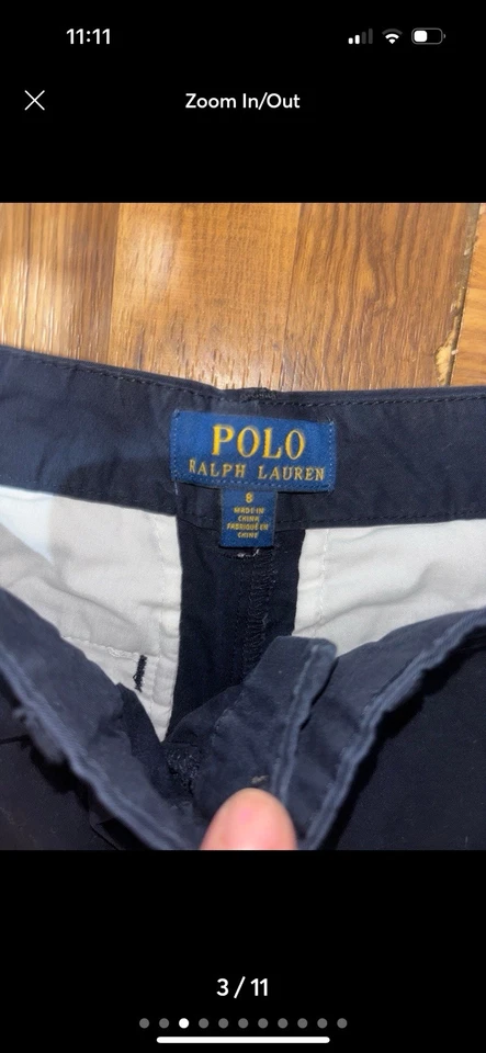Paquete de 2 pares de pantalones Ralph Lauren y 1 par de nuevos Levi’s, talla juvenil 8 Foto 3 de 4